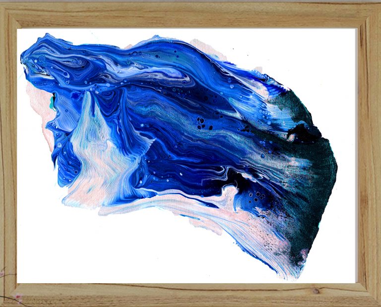 poster frame in living room psd mockup