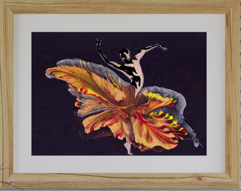 poster frame in living room psd mockup